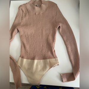 🌟FREE PEOPLE INTIMATELY- Semi-Sheer Body Suit, NWOT